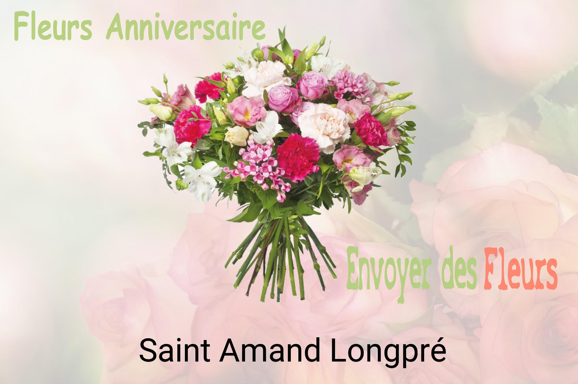 Bouquet de fleurs d’anniversaire livré à Saint-Amand-Longpré